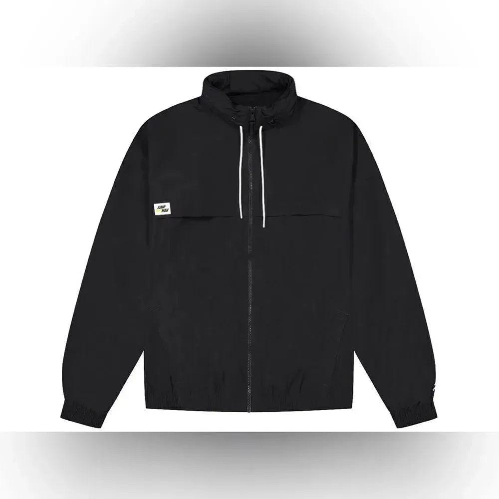 Nike Air Jordan Jumpman Full Zip Windbreaker Jacket Black